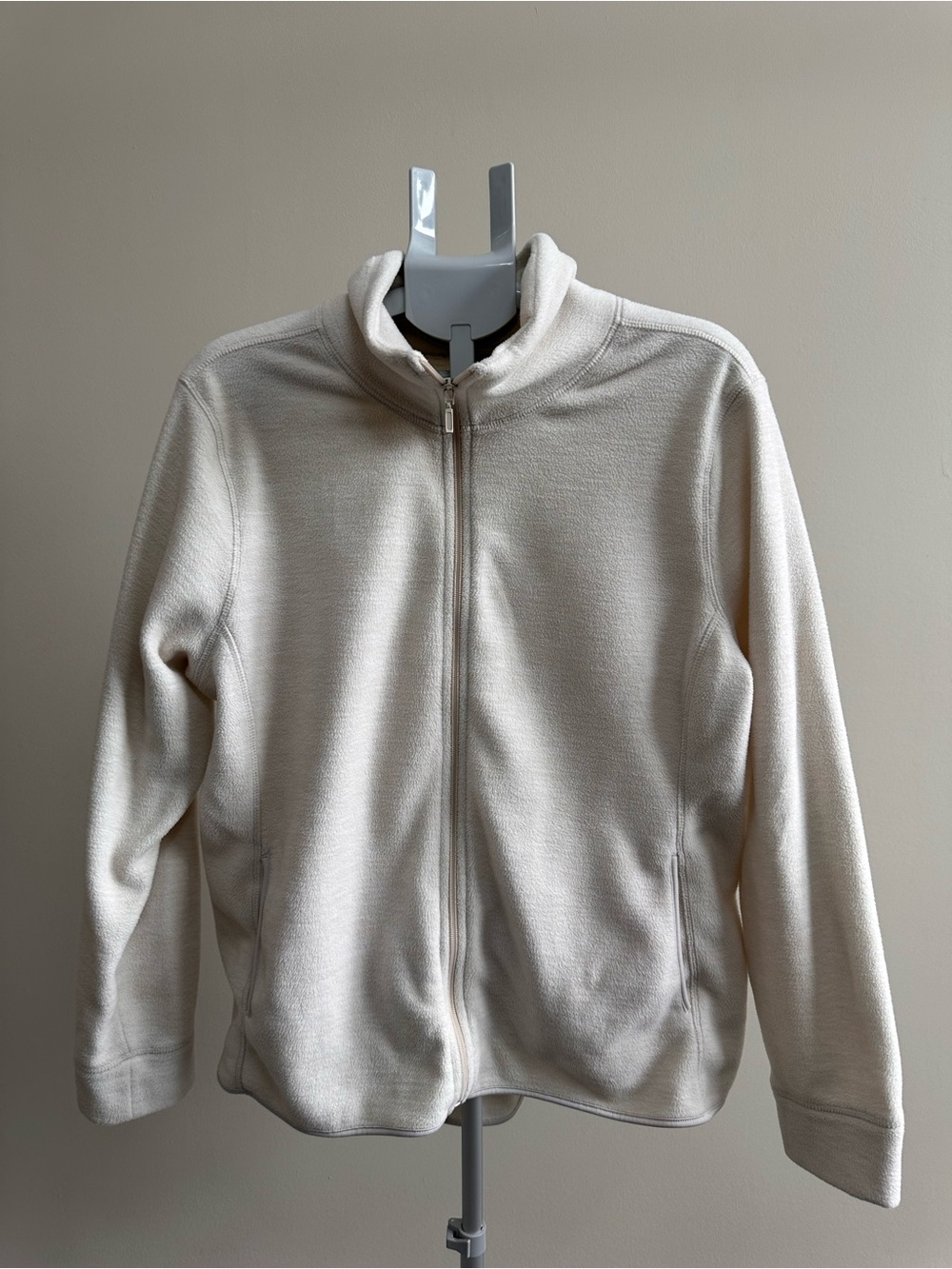 Old Navy Cream Full-Zip Shirt Jacket